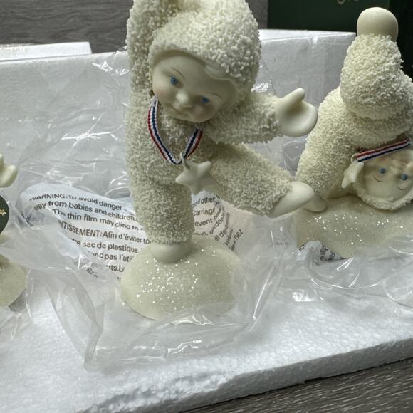 SnowBabies "Tumbling Trio" Starlight Games New in Box - Picture 6 of 8